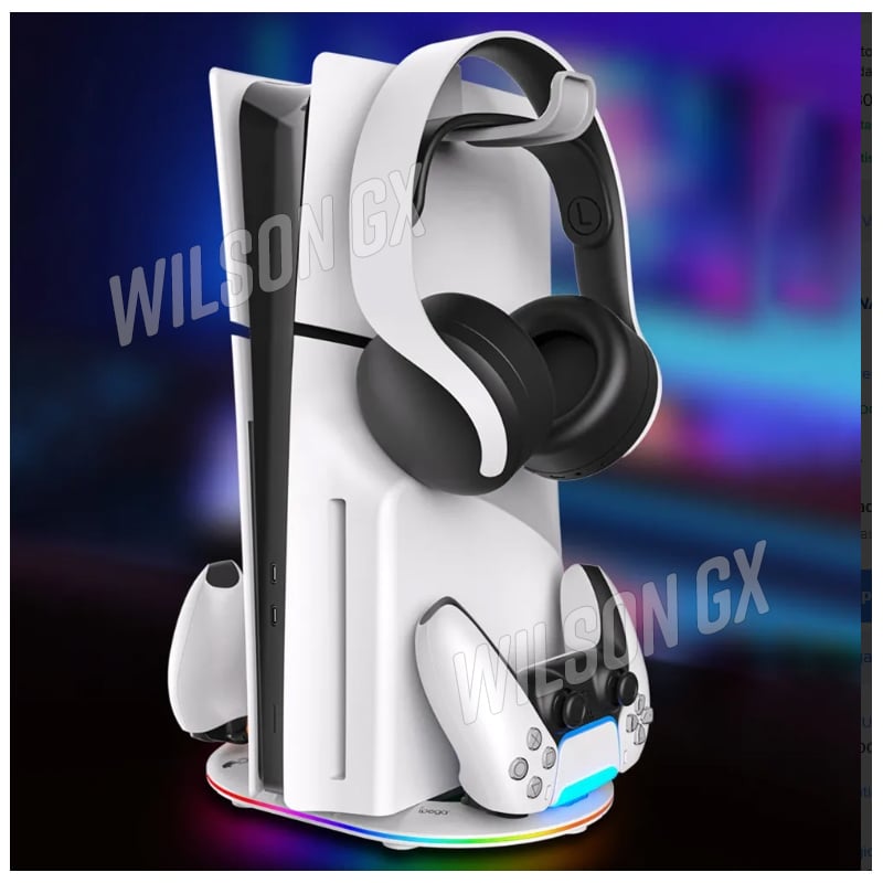 BASE DE CARGA DUAL Y REFRIGERACIÓN RGB COOLER PLAY 5 SLIM - 1