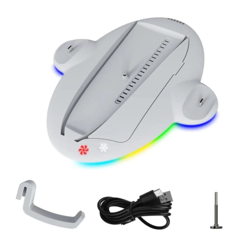 BASE DE CARGA DUAL Y REFRIGERACIÓN RGB COOLER PLAY 5 SLIM - 4