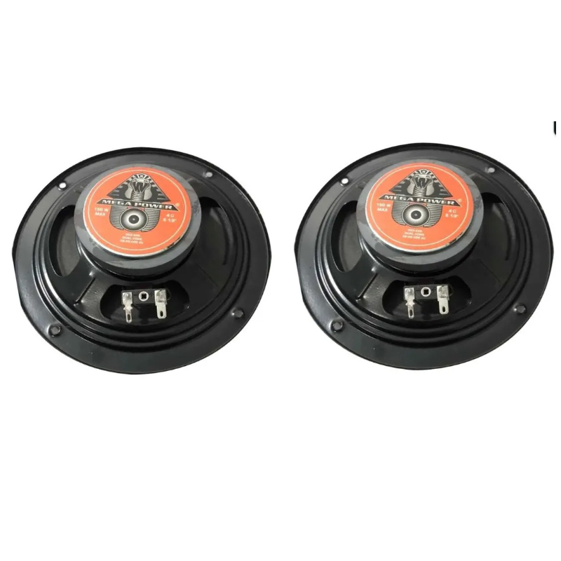 SET PARLANTES REDONDOS 6' PARA AUTO 300W MAX 16 CM 6-1/2' - 2