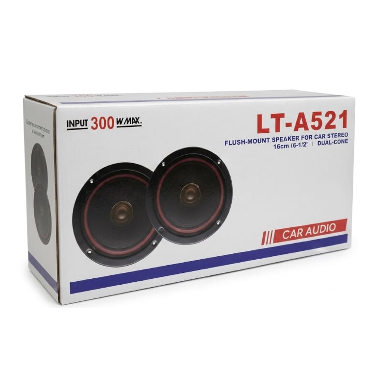 SET PARLANTES REDONDOS 6' PARA AUTO 300W MAX 16 CM 6-1/2' - 3