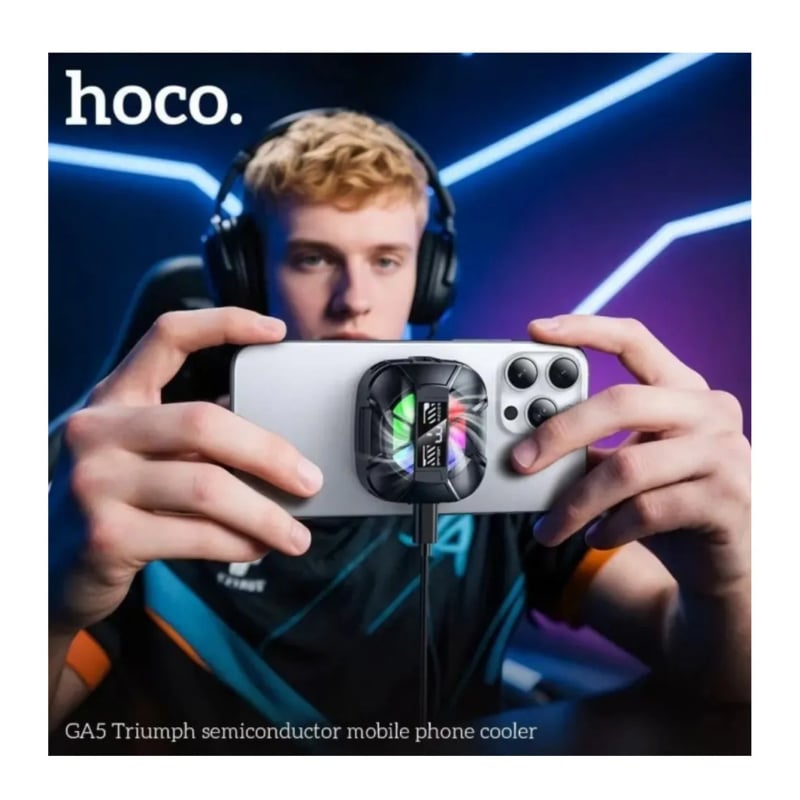 COOLER VENTILADOR GAMING RGB CELULAR ENFRIADOR FREE FIRE FORTNITE - 3