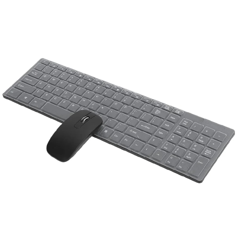 COMBO TECLADO Y MOUSE INALÁMBRICO ULTRA SLIM LETRA Ñ CONEXIÓN DUAL - 2
