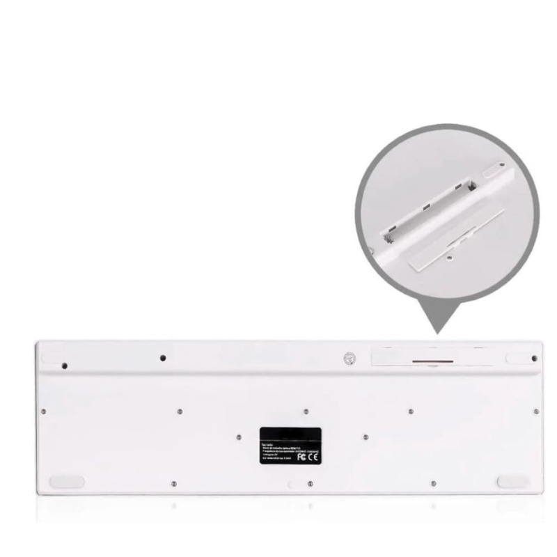 KIT TECLADO Y MOUSE INALAMBRICO ULTRA SLIM CON PROTECTOR LETRA Ñ LAPTOP PC - 3