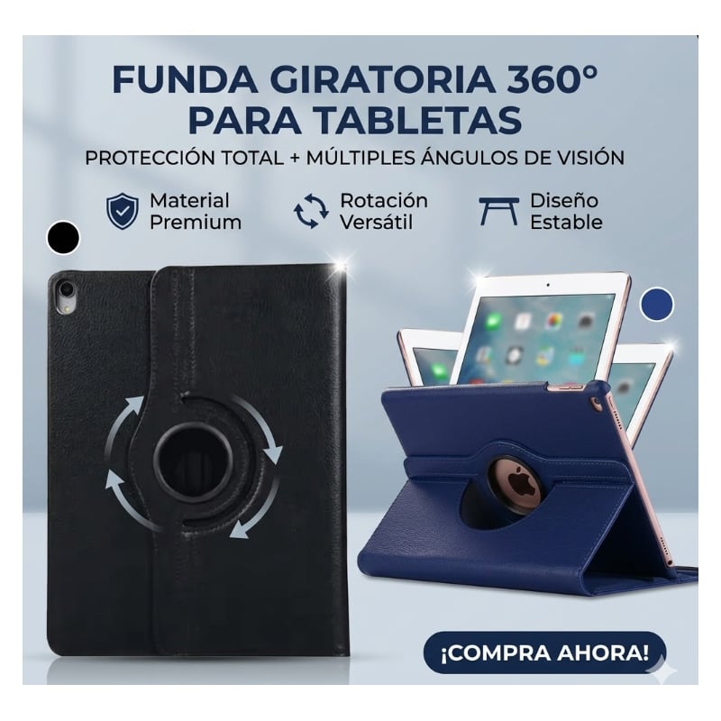 FUNDA GIRATORIA PARA IPAD PRO 11 / AIR 4TA 5TA GEN - 2