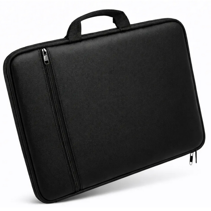 FUNDA MALETIN NEGRA PARA LAPTOP 15-16 PULGADAS CON PROTECCIÓN 360° IMPERMEABLE CORPORATIVA - 2