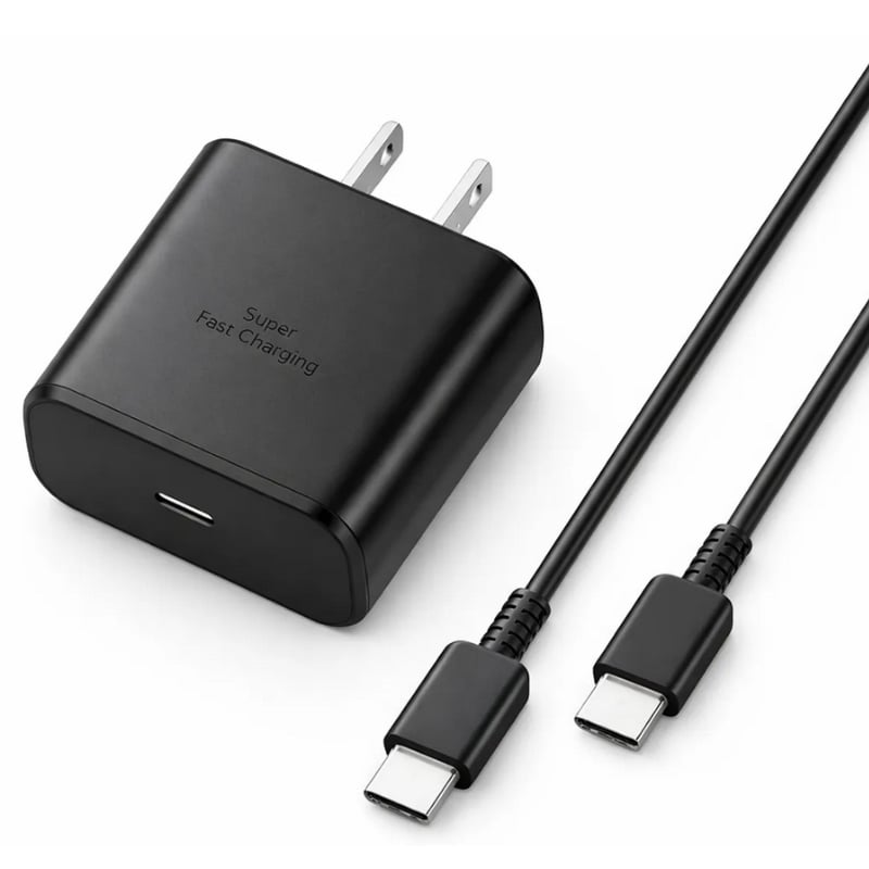 CARGADOR SAMSUNG 45W USB C CARGA RÁPIDA + CABLE TIPO C  SMARTPHONES Y TABLETS - 2