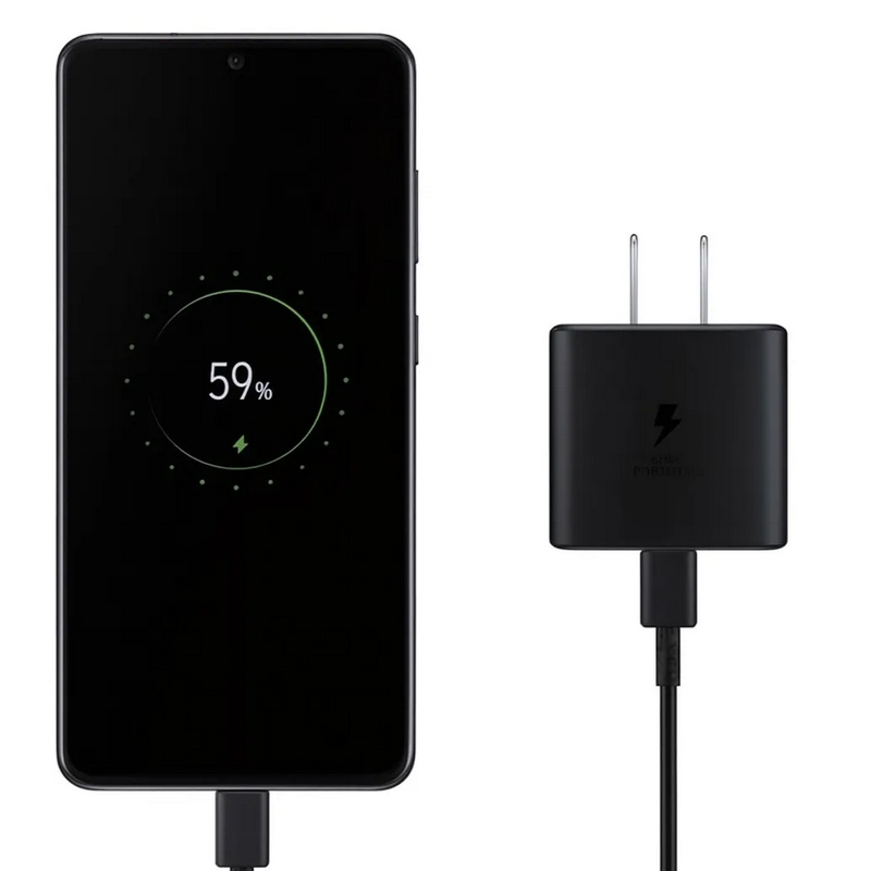 CARGADOR SAMSUNG 45W USB C CARGA RÁPIDA + CABLE TIPO C  SMARTPHONES Y TABLETS - 4