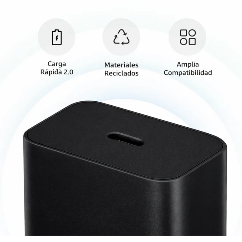 CARGADOR SAMSUNG 45W USB C CARGA RÁPIDA + CABLE TIPO C  SMARTPHONES Y TABLETS - 5