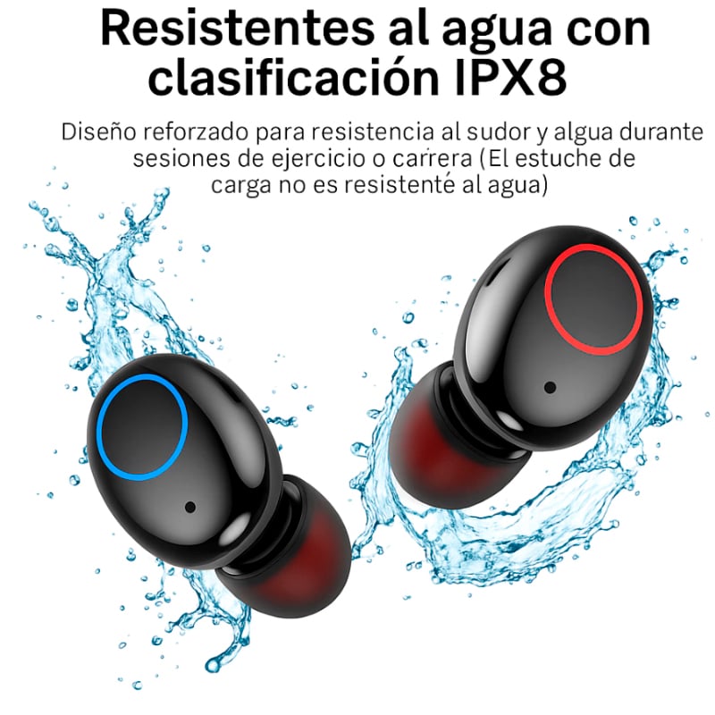 AUDIFONOS INALAMBRICOS PANTALLA LED BLUETOOTH PARA XIAOMI SAMSUNG HONOR - 5