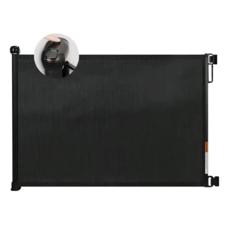 PUERTA DE SEGURIDAD RETRACTIL REJA BEBE NIÑOS MASCOTA INTERIOR EXTERIOR - 5