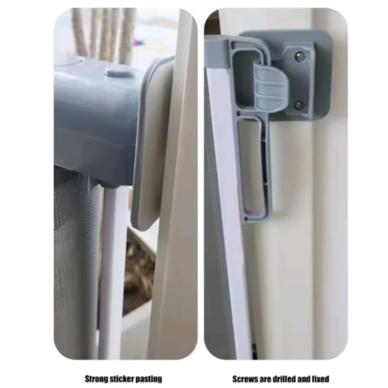 PUERTA DE SEGURIDAD RETRACTIL REJA BEBE NIÑOS MASCOTA INTERIOR EXTERIOR - 6