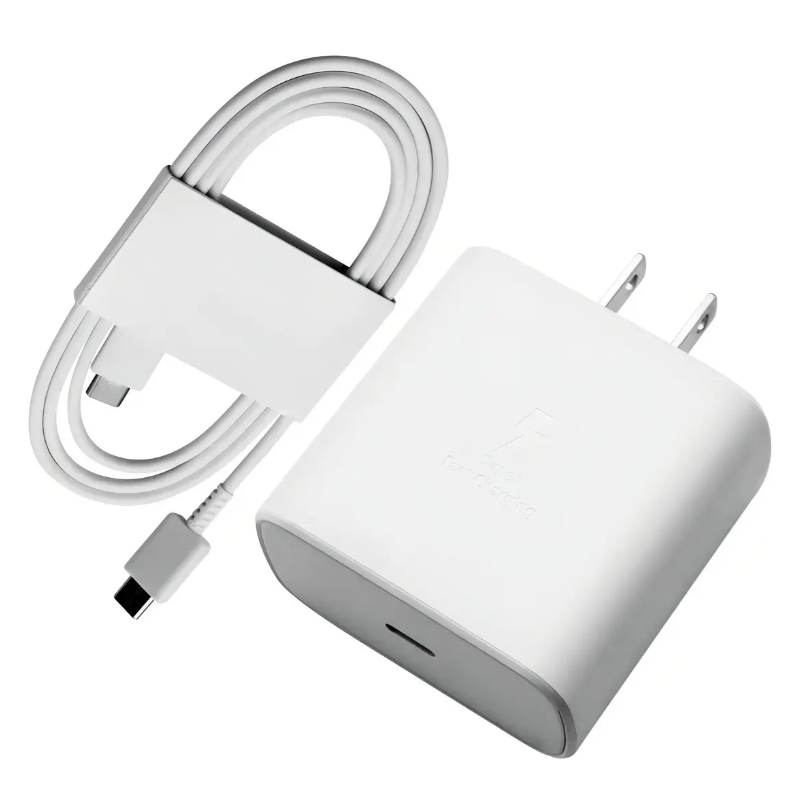 CARGADOR 45W CARGA RAPIDA CON CABLE BLANCO COMPATIBLE SAMSUNG - 4
