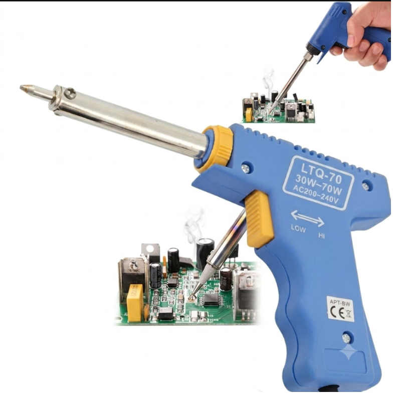 PISTOLA PARA SOLDAR CAUTIN 30W-70W PUNTA PLATA - 1