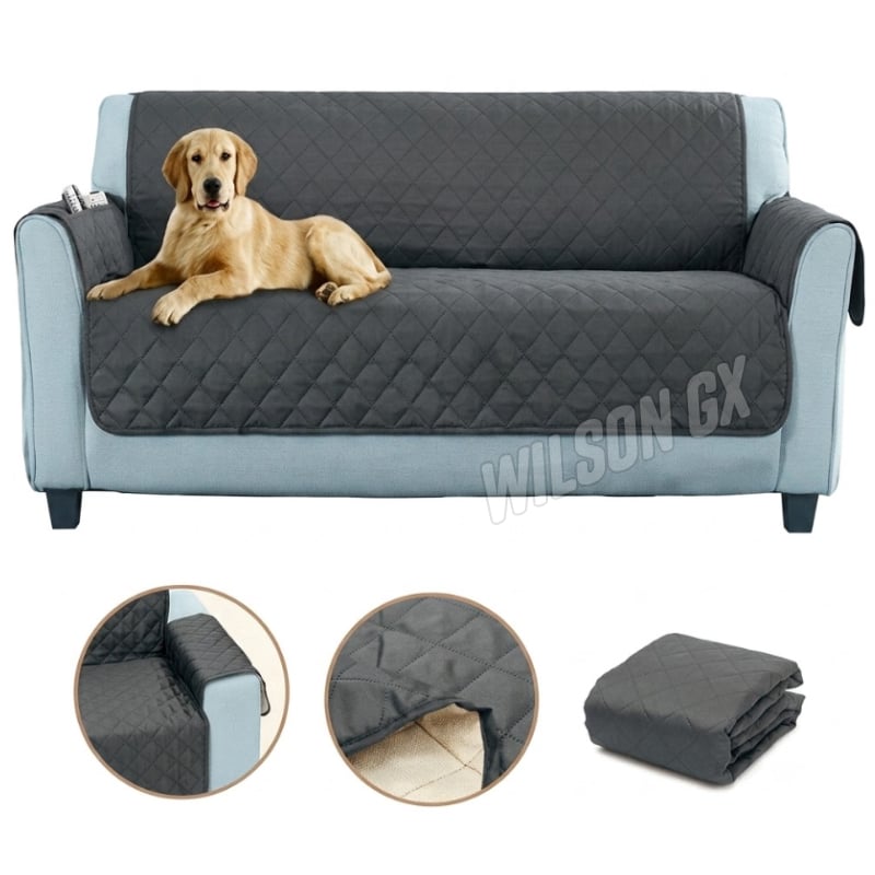 COBERTOR PROTECTOR FUNDA DE SOFÁ MUEBLE ASIENTO REVERSIBLE PARA MASCOTAS NIÑO - 3