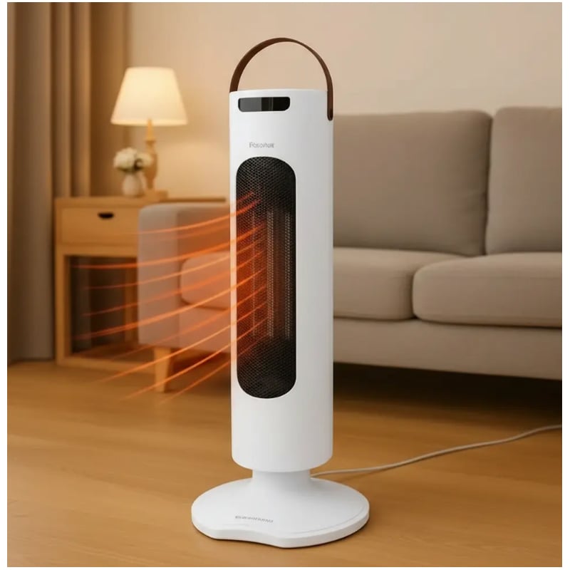 CALEFACTOR ELÉCTRICO GRANDE CALENTADOR DE AIRE ESTUFA PORTATIL 55CM 2000W - 3