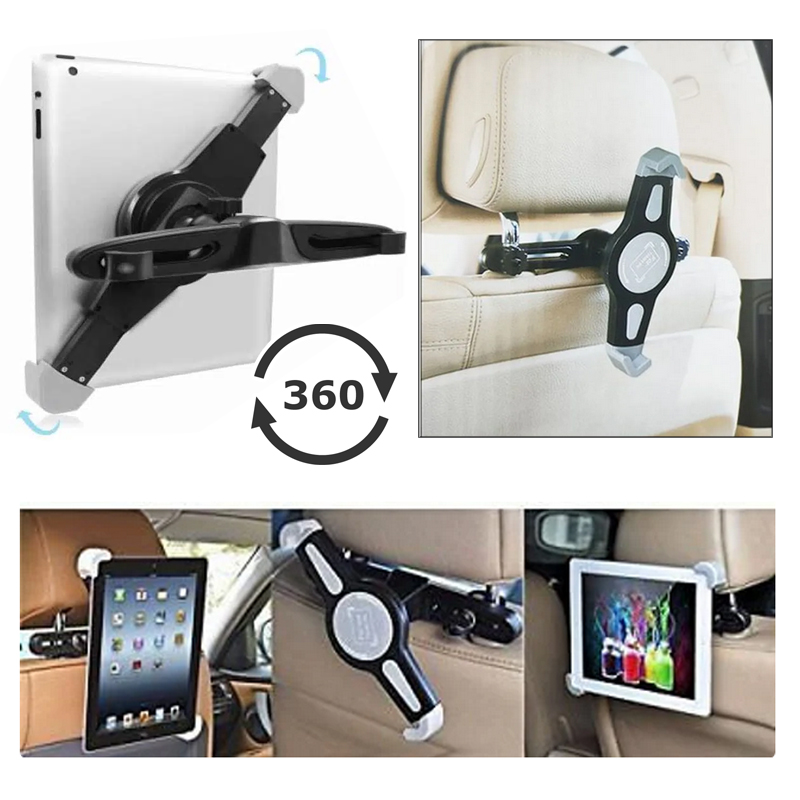 SOPORTE HOLDER P ASIENTO AUTO CARRO TABLET IPAD DE 9 A 11 - 1