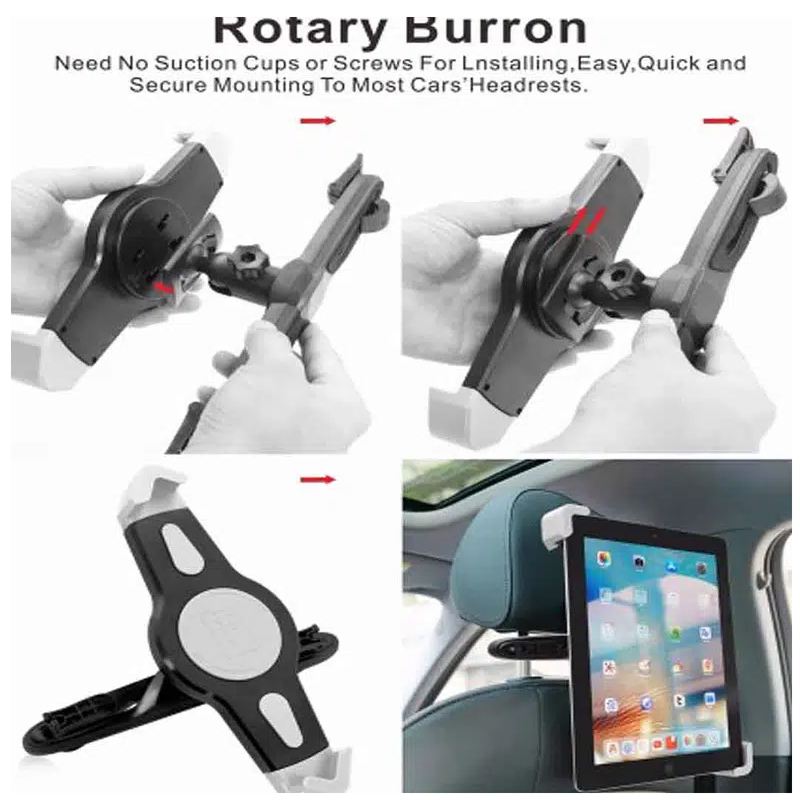 SOPORTE HOLDER P ASIENTO AUTO CARRO TABLET IPAD DE 9 A 11 - 2