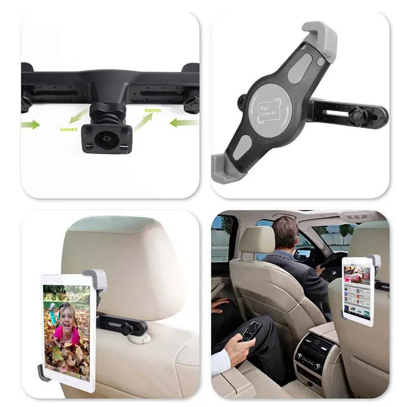 SOPORTE HOLDER P ASIENTO AUTO CARRO TABLET IPAD DE 9 A 11 - 3