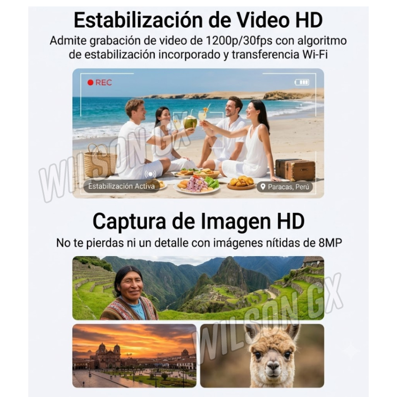 LENTES SMART CON IA TIEMPO REAL 8MP CÁMARA ESPÍA TRADUCTOR LLAMADAS AUDIO - 6