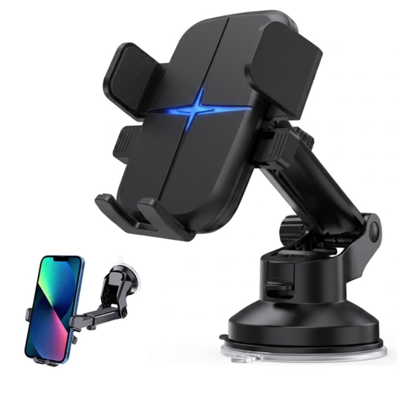 SOPORTE PARA CELULAR DE AUTO CON SUCCIÓN Y ROTACIÓN 360 - 1