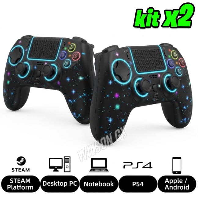 MANDOS COMPATIBLE PARA PLAY 4 COMBO X2 JOYSTICK INALAMBRICO COMPATIBLE CONTROL PS4 DUALSHOCK - 1