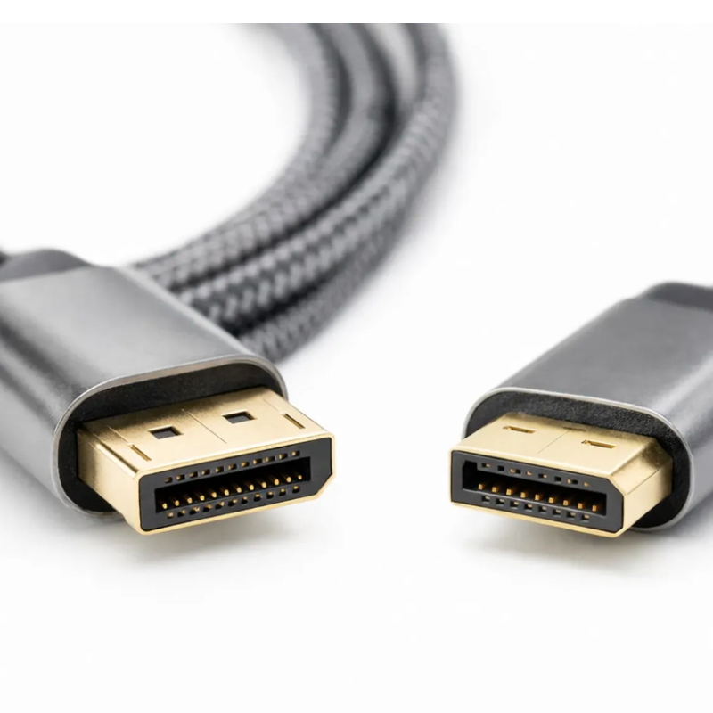CABLE DISPLAYPORT A HDMI 2.1 8K 60HZ / 4K 120HZ 2 METROS TRENZADO - 2