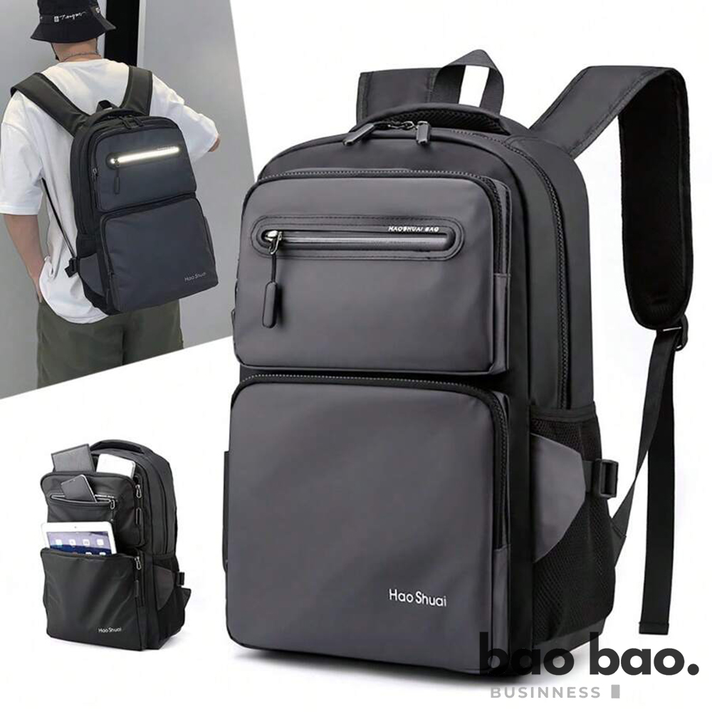 MOCHILA PARA LAPTOP HOMBRE MOCHILA IMPERMEABLE JUVENIL CASUAL MODA - 1