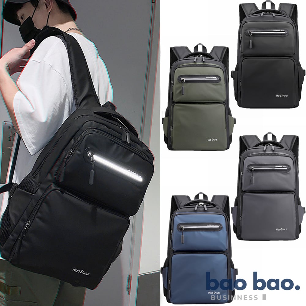 MOCHILA PARA LAPTOP HOMBRE MOCHILA IMPERMEABLE JUVENIL CASUAL MODA - 1