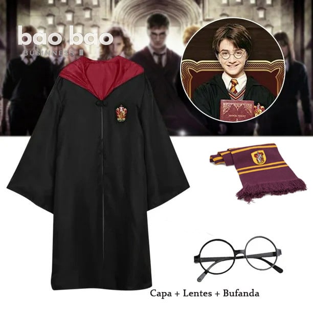 DISFRAZ GRYFFINDOR MULTI HARRY POTTER ROPA HALLOWEN COSPLAY PIEDRA FILOSOFAL - 5
