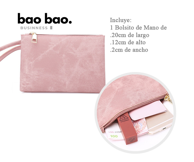 MOCHILA CARTERA DE HOMBRO DE CUERO PU PARA MUJER - 10