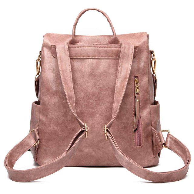 MOCHILA CARTERA BOLSO PARA MUJER DE CUERO PU MODA JUVENIL - 6