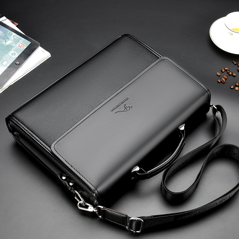 MALETIN EJECUTIVO HOMBRE PORTAFOLIO CROSSBODY DE CUERO PU PARA TRABAJO - 7