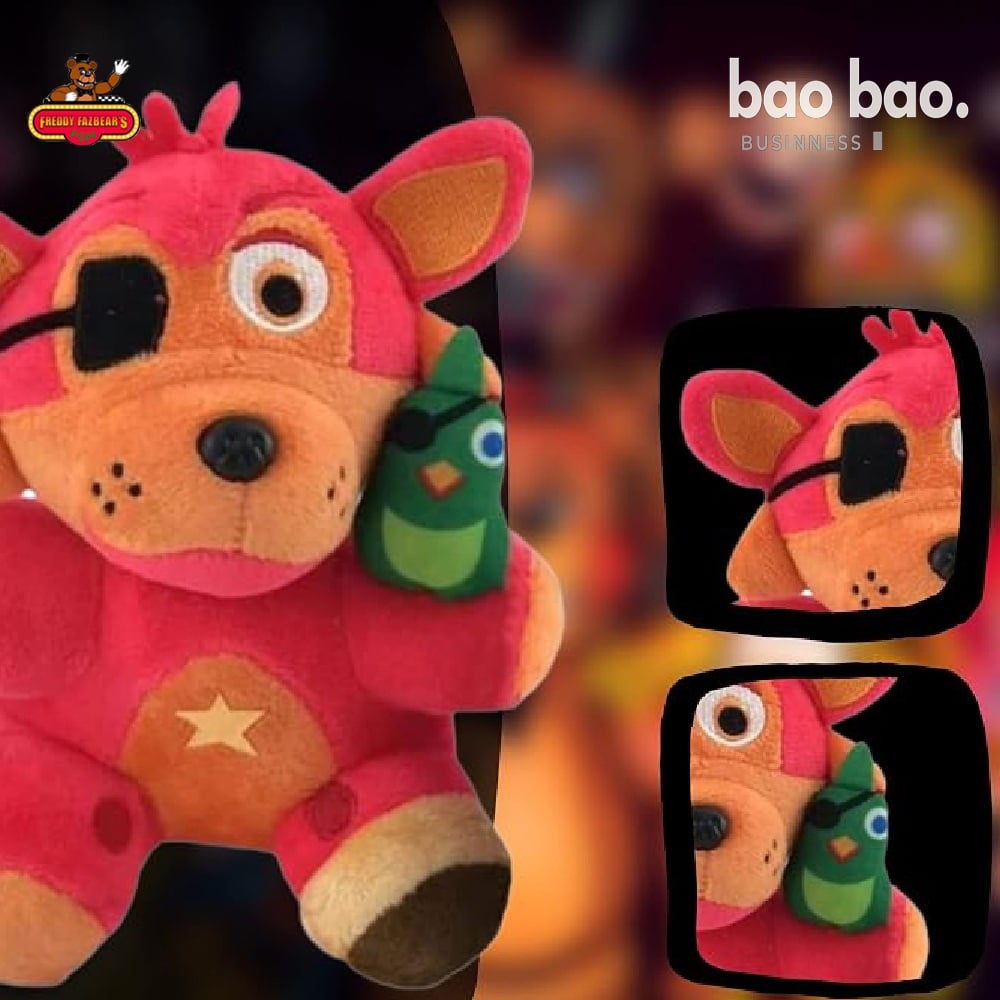 PELUCHE COLECCIONABLE ROCKSTAR FOXY FUNKO DEL JUEGO FIVE NIGHTS AT FREDDY'S: PIZZA SIMULATOR - 1