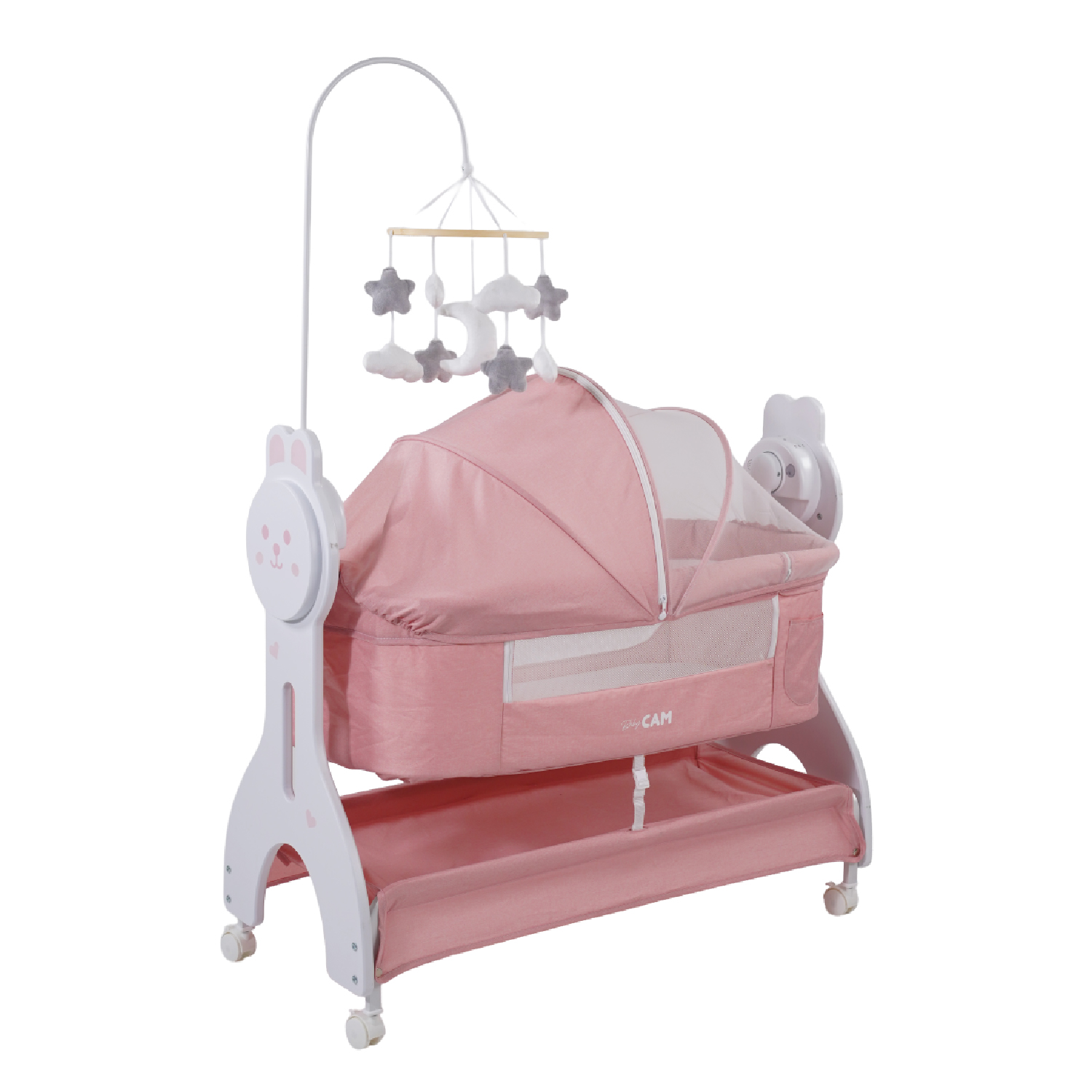 CUNA COLECHO HARPER BABY CAM ROSADO - 1