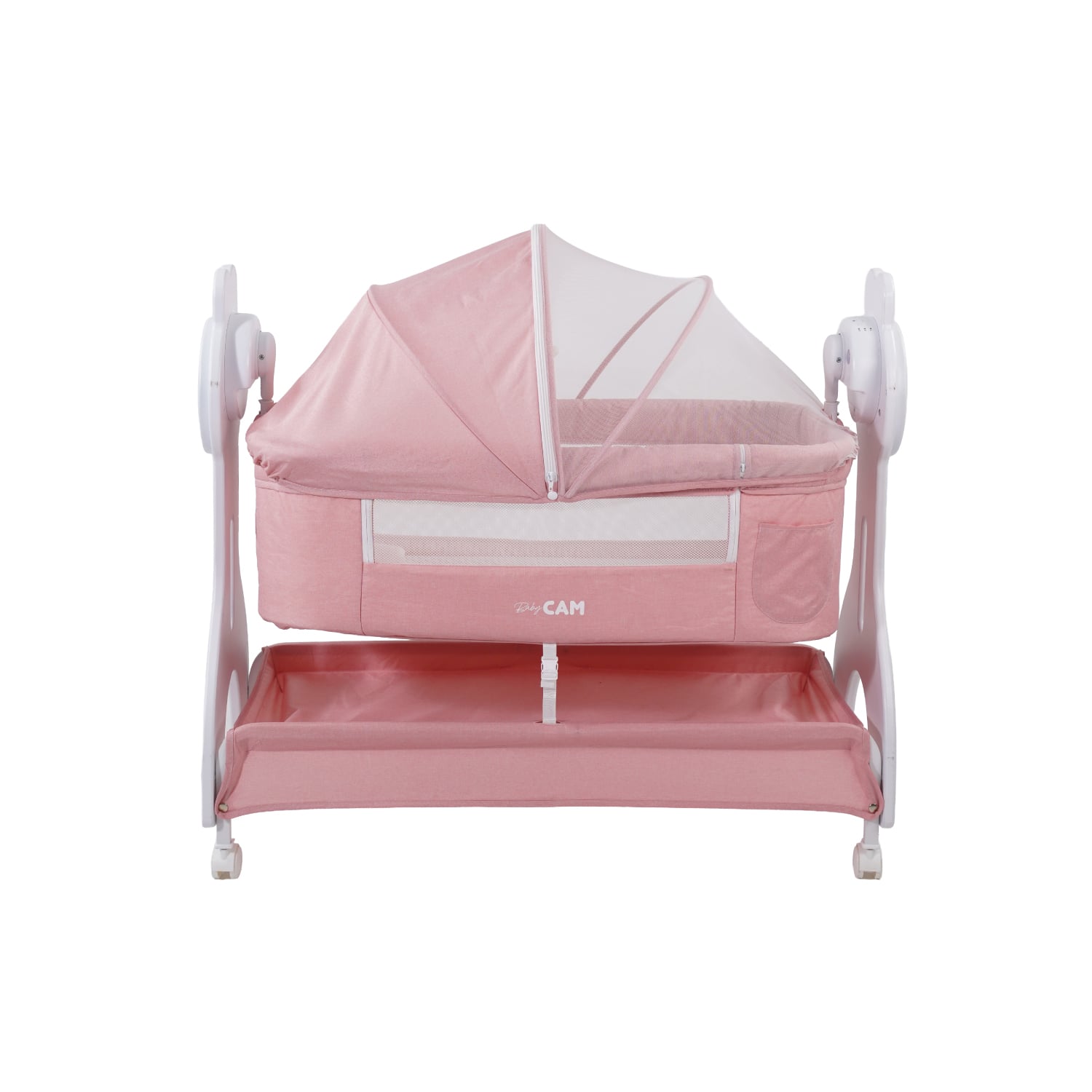CUNA COLECHO HARPER BABY CAM ROSADO - 6