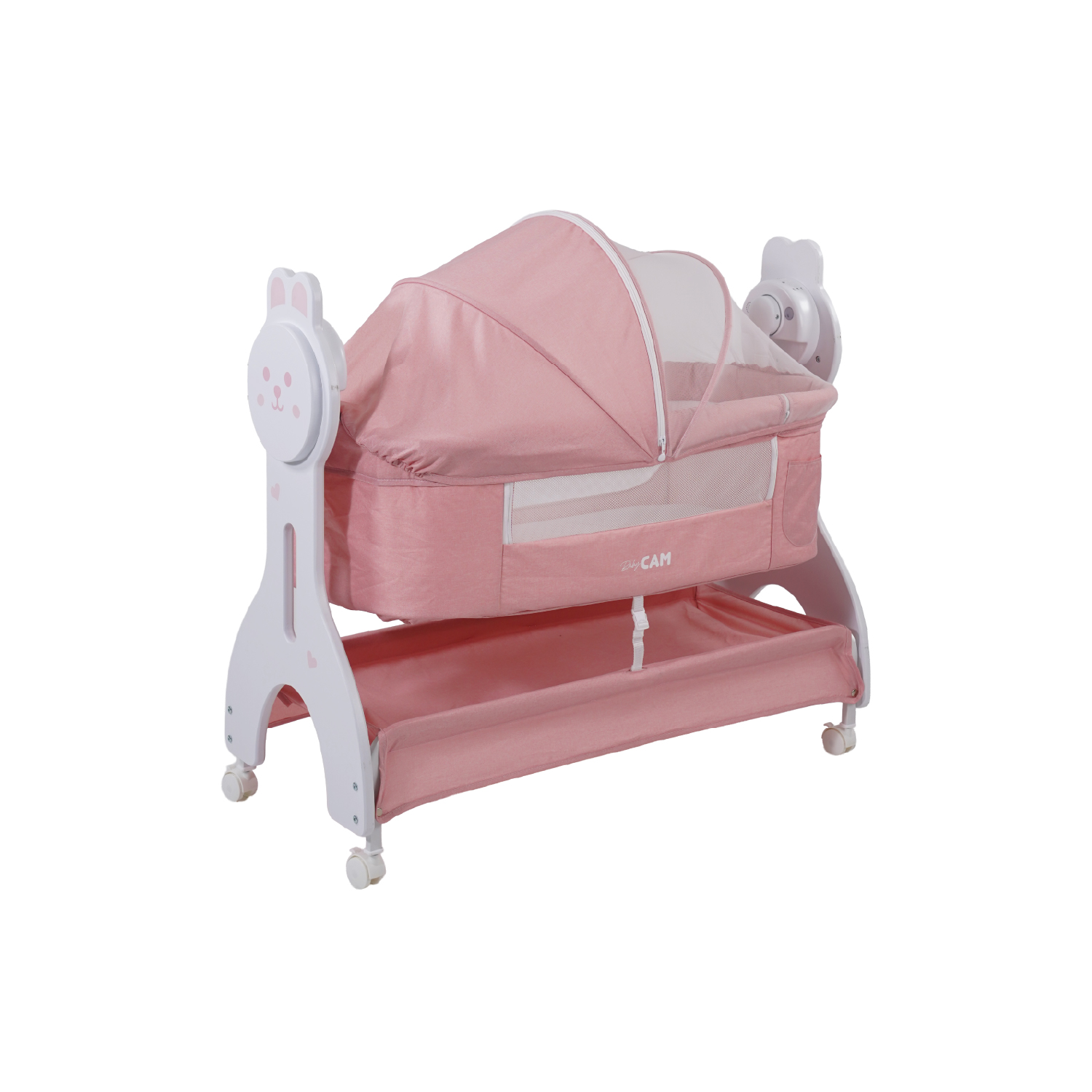 CUNA COLECHO HARPER BABY CAM ROSADO - 7