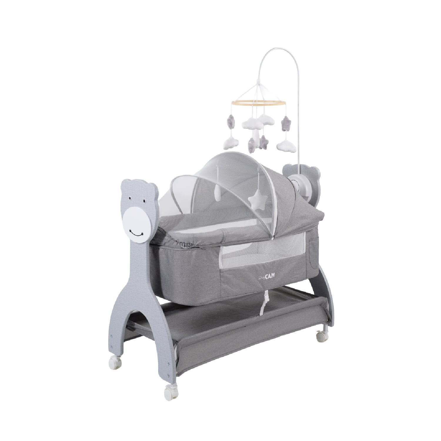 CUNA COLECHO HARPER BABY CAM GRIS - 1