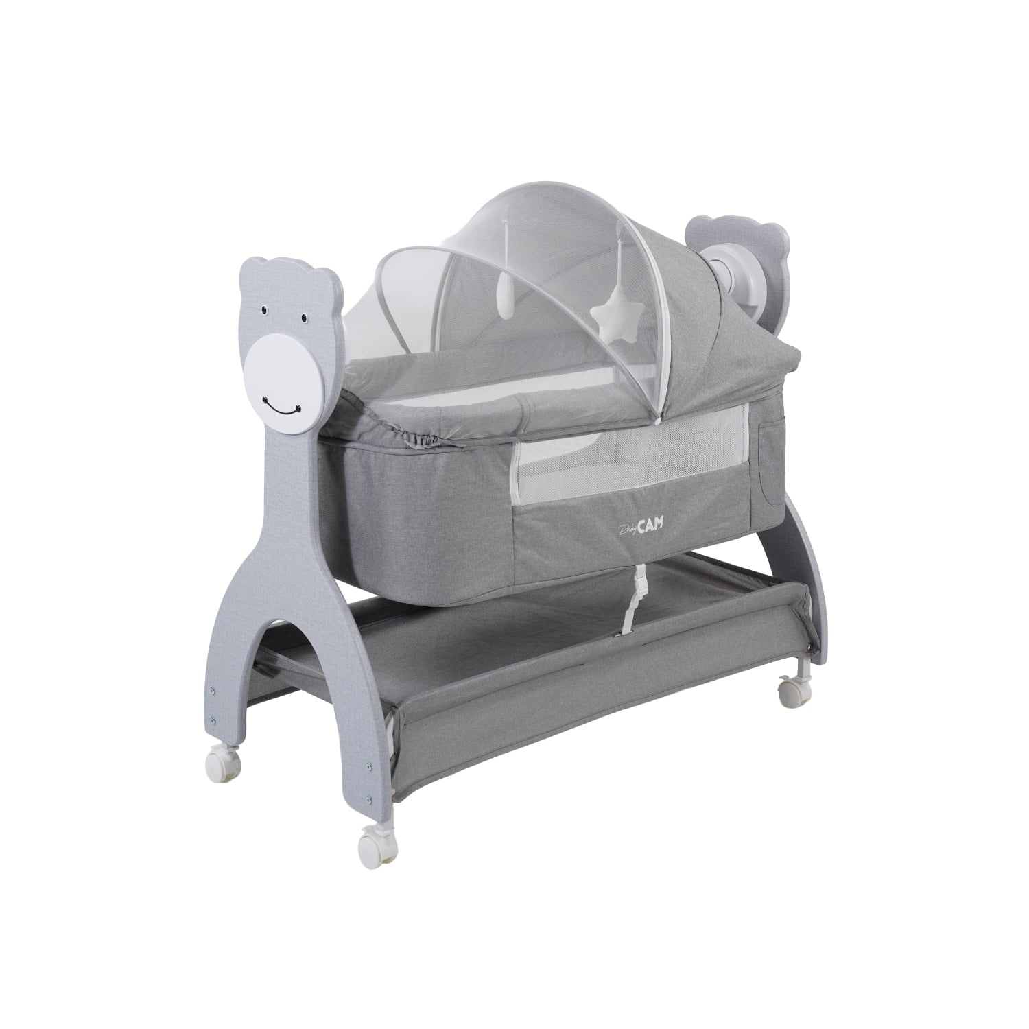 CUNA COLECHO HARPER BABY CAM GRIS - 2
