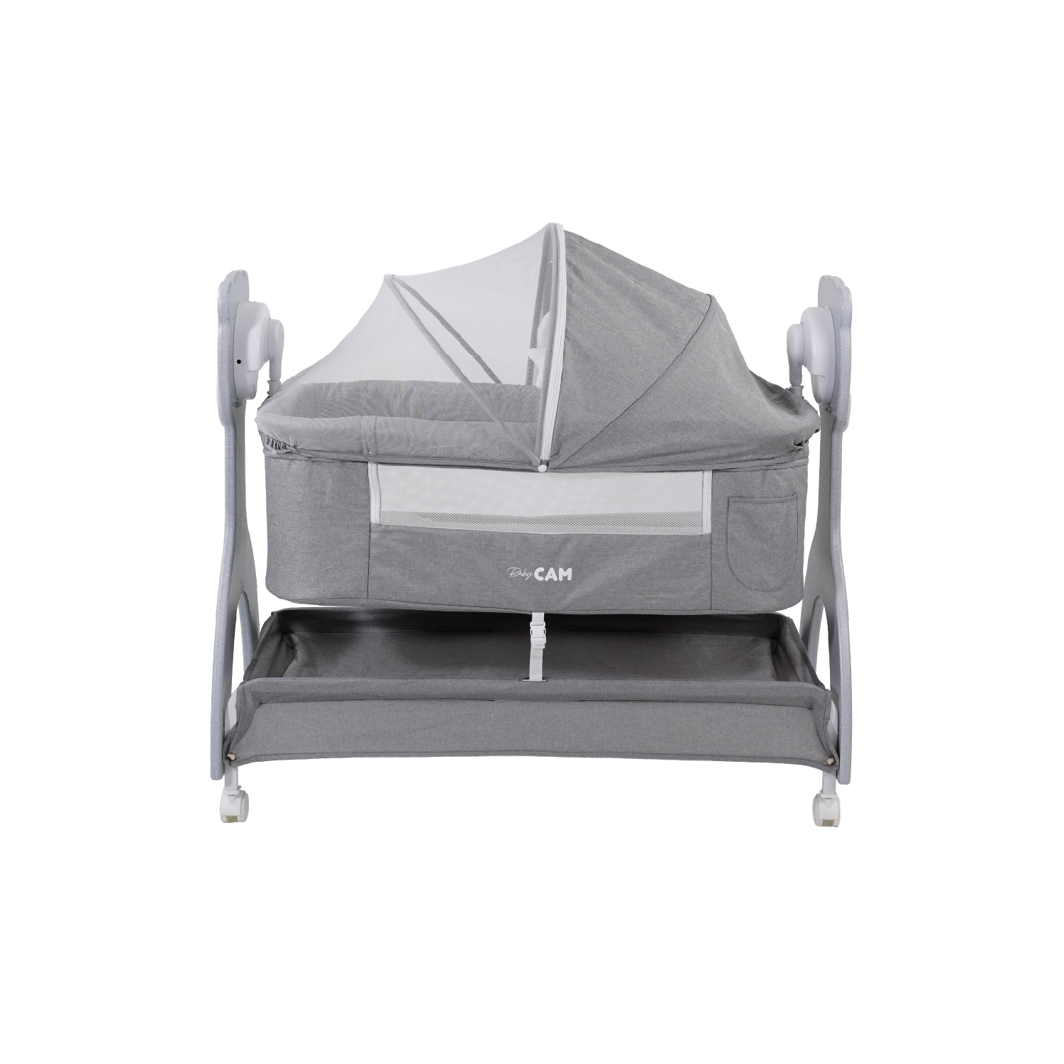 CUNA COLECHO HARPER BABY CAM GRIS - 8