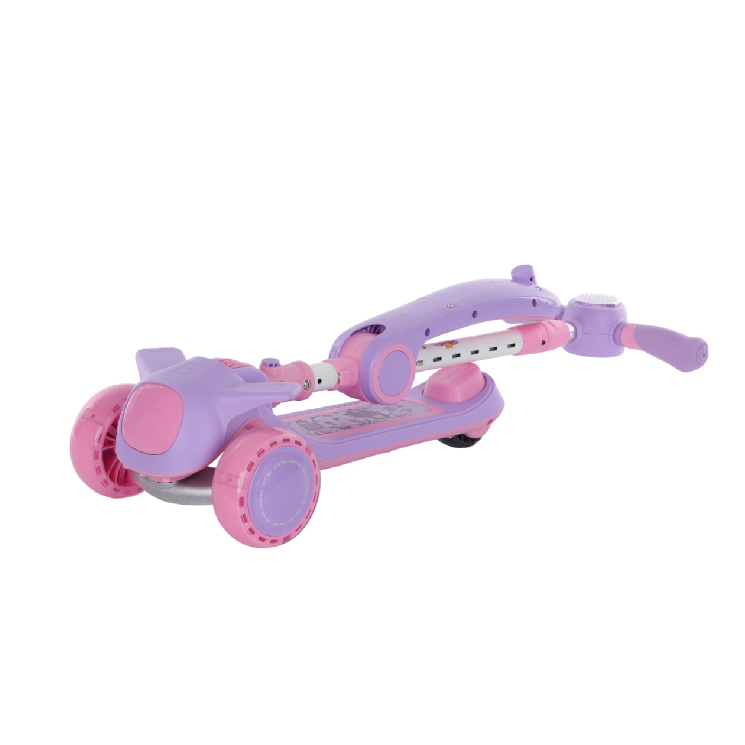 SCOOTER LEXUS CON ASIENTO OXIE PRO BLUETOOTH ROSADO MORADO - 3