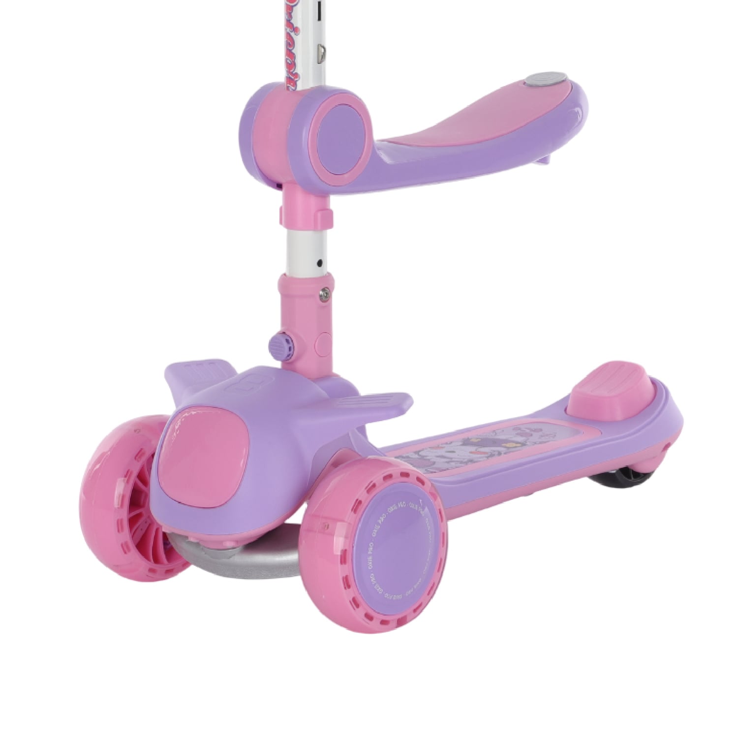 SCOOTER LEXUS CON ASIENTO OXIE PRO BLUETOOTH ROSADO MORADO - 4