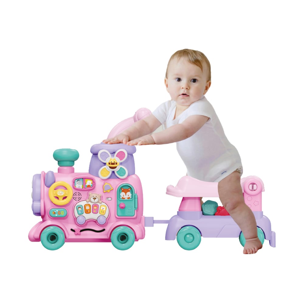 BABY WALKER TRAIN BABY CAM ROSADO - 6