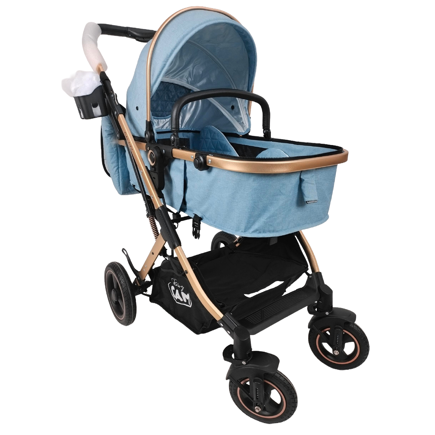 COCHE TRAVEL SYSTEM GALAXY BABY CAM AZUL - 5