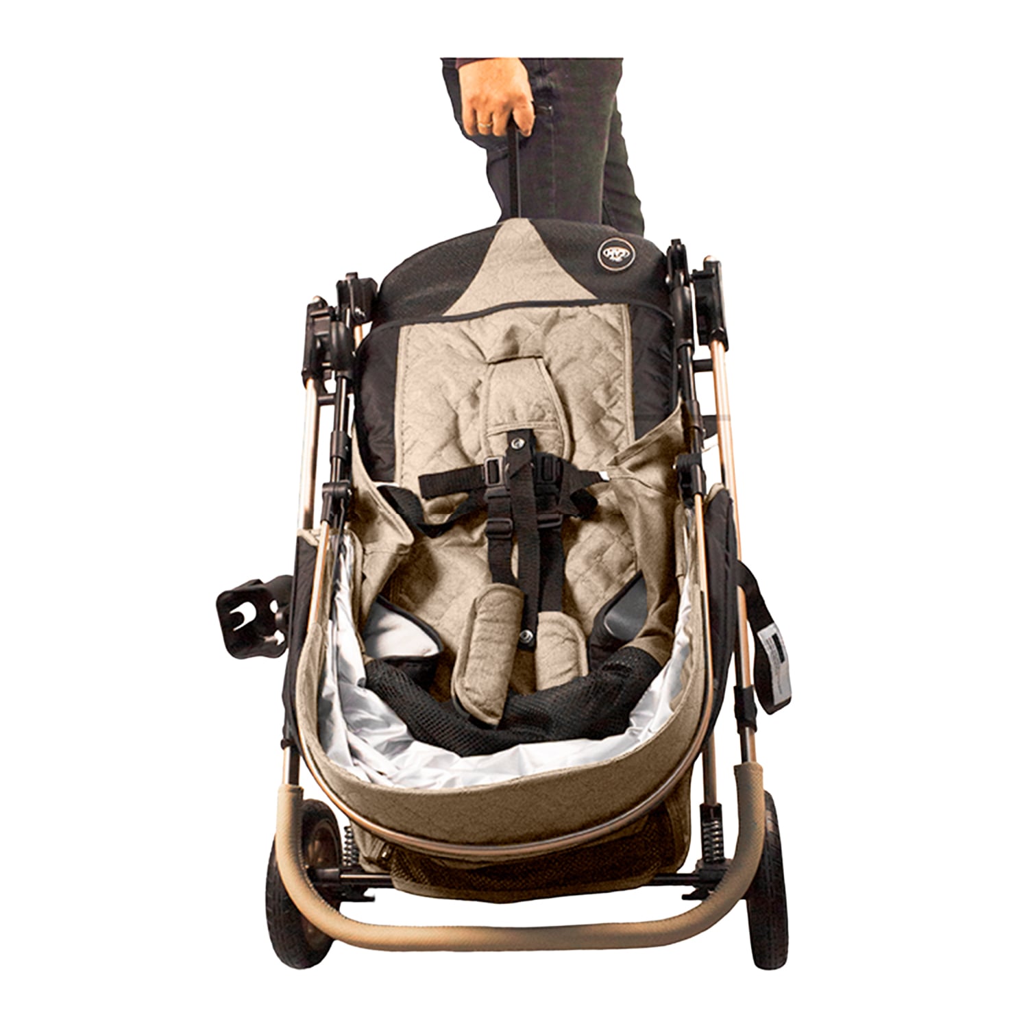 COCHE MOISÉS BARCELONA BABY CAM BEIGE - 2