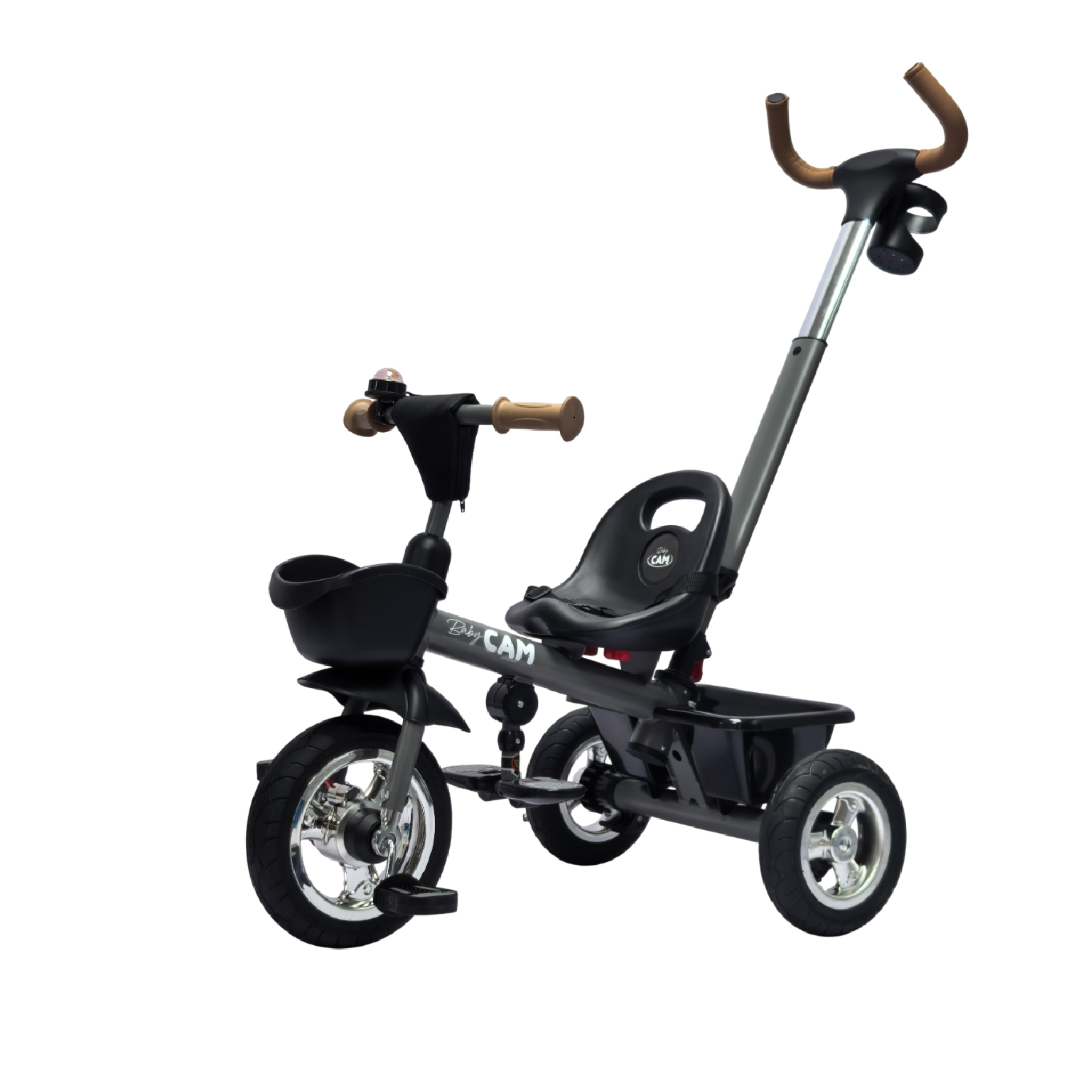 TRICICLO BOOTH BABY CAM NEGRO - 1
