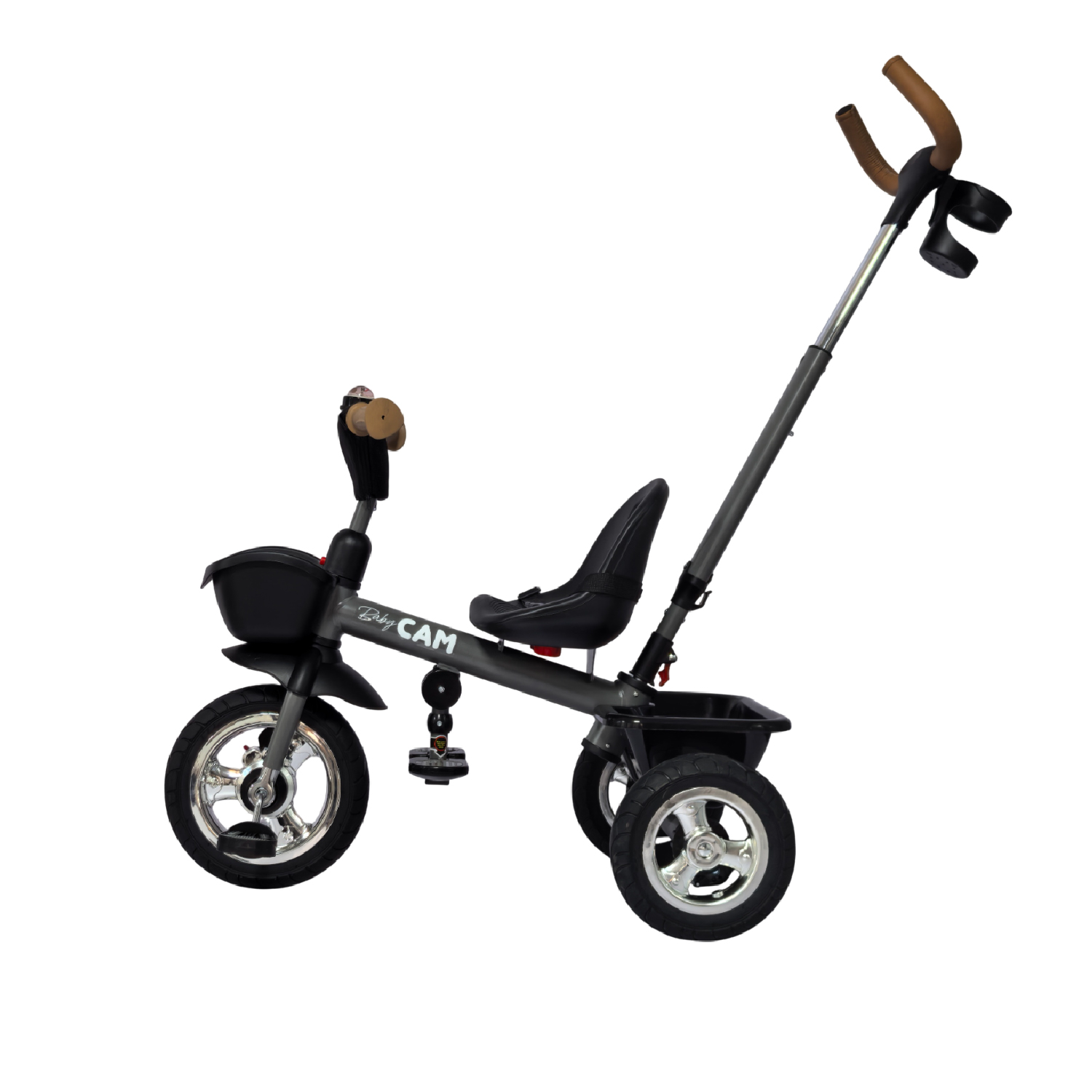 TRICICLO BOOTH BABY CAM NEGRO - 2