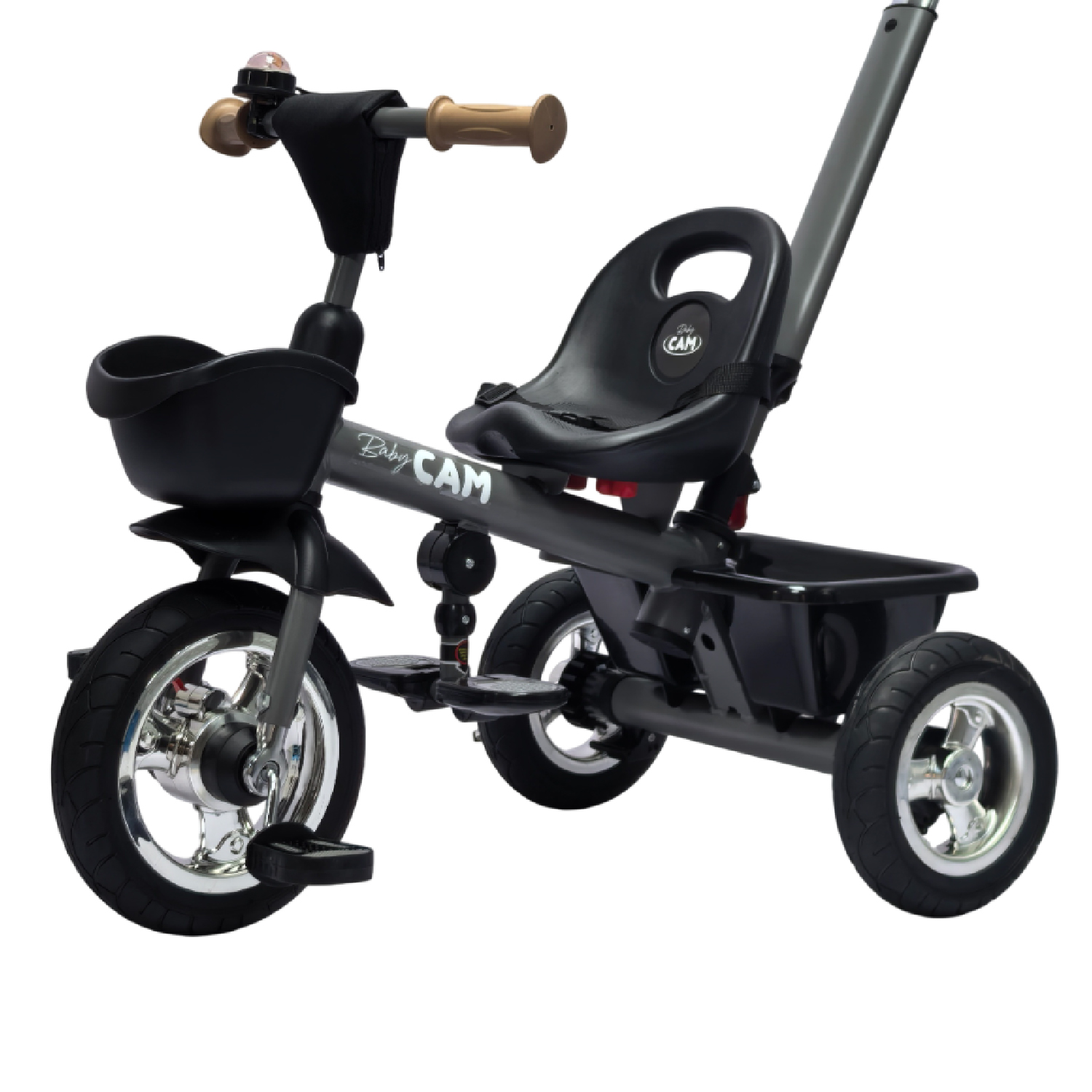 TRICICLO BOOTH BABY CAM NEGRO - 3