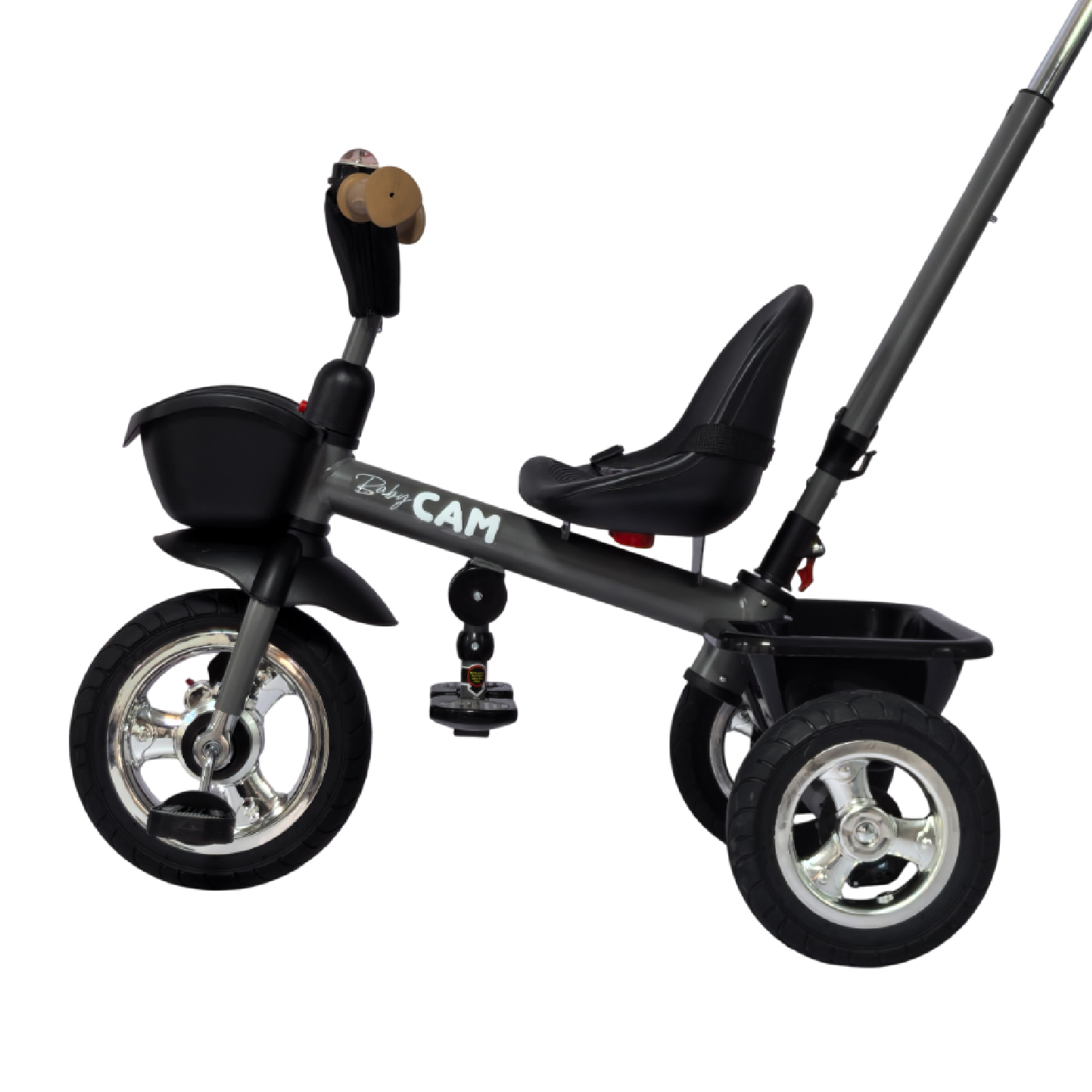 TRICICLO BOOTH BABY CAM NEGRO - 4