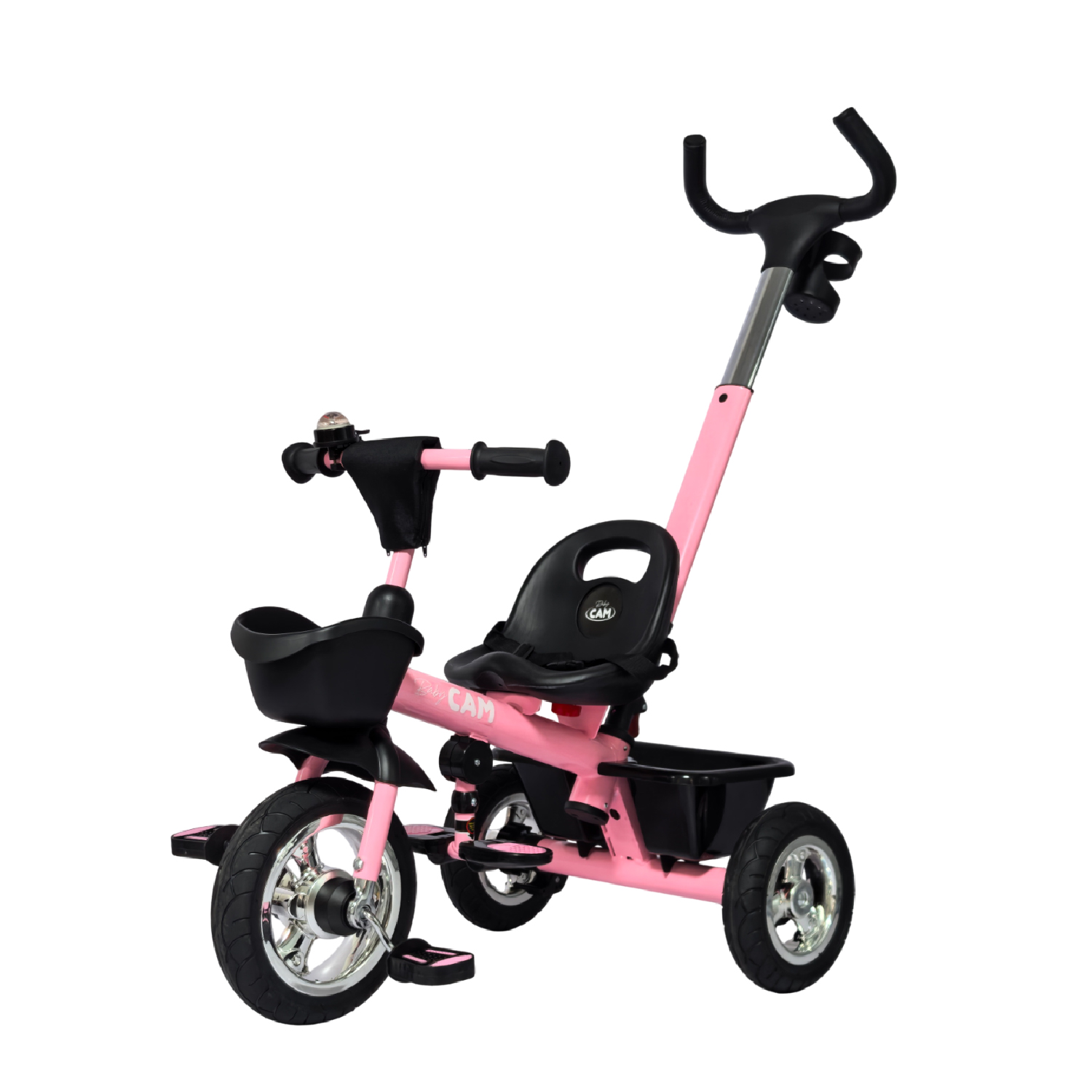 TRICICLO BOOTH BABY CAM ROSADO - 1