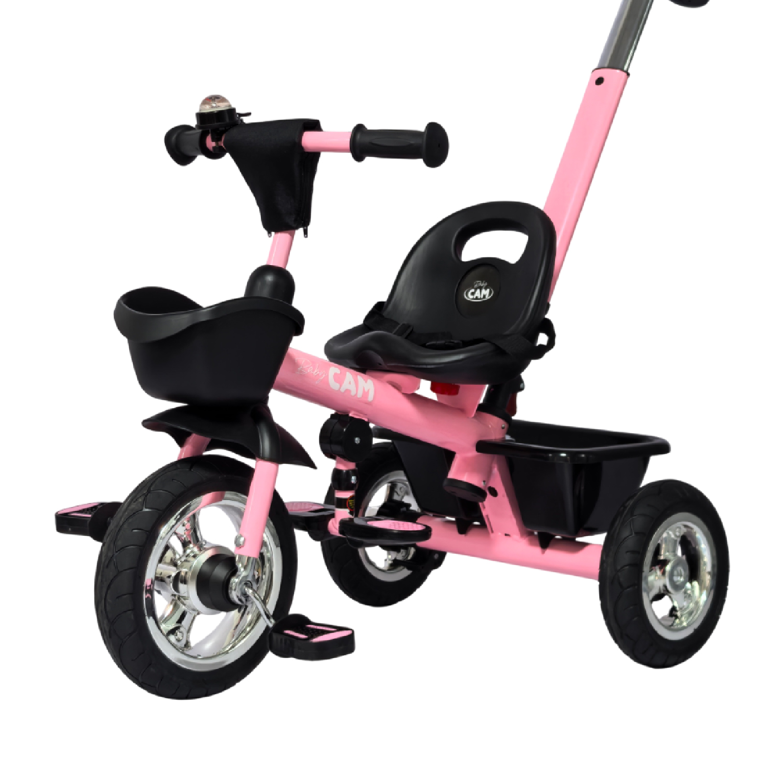 TRICICLO BOOTH BABY CAM ROSADO - 3